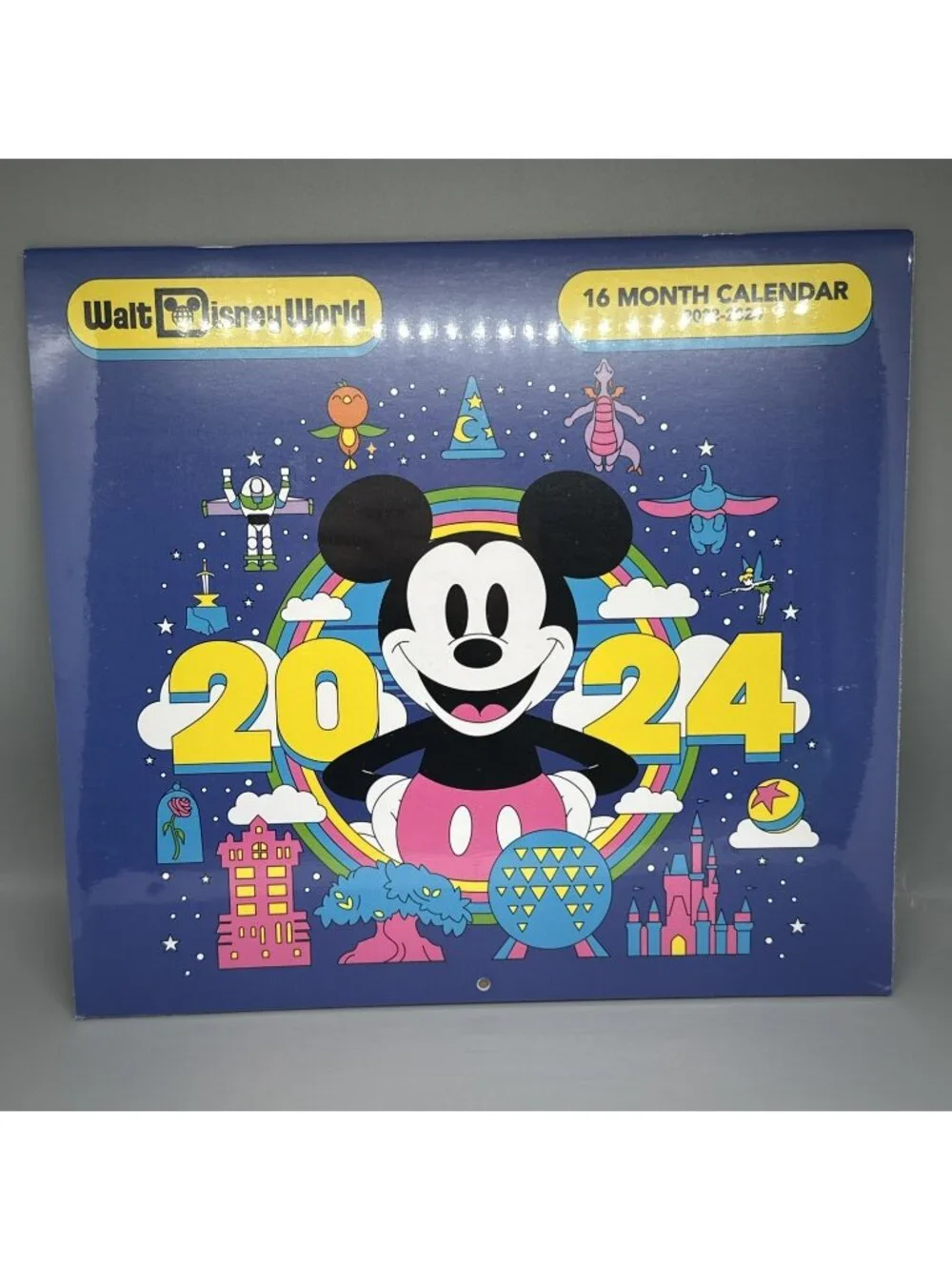 New Walt Disney World 2023-2024 Mickey Minnie Four Parks 16 Month Calendar